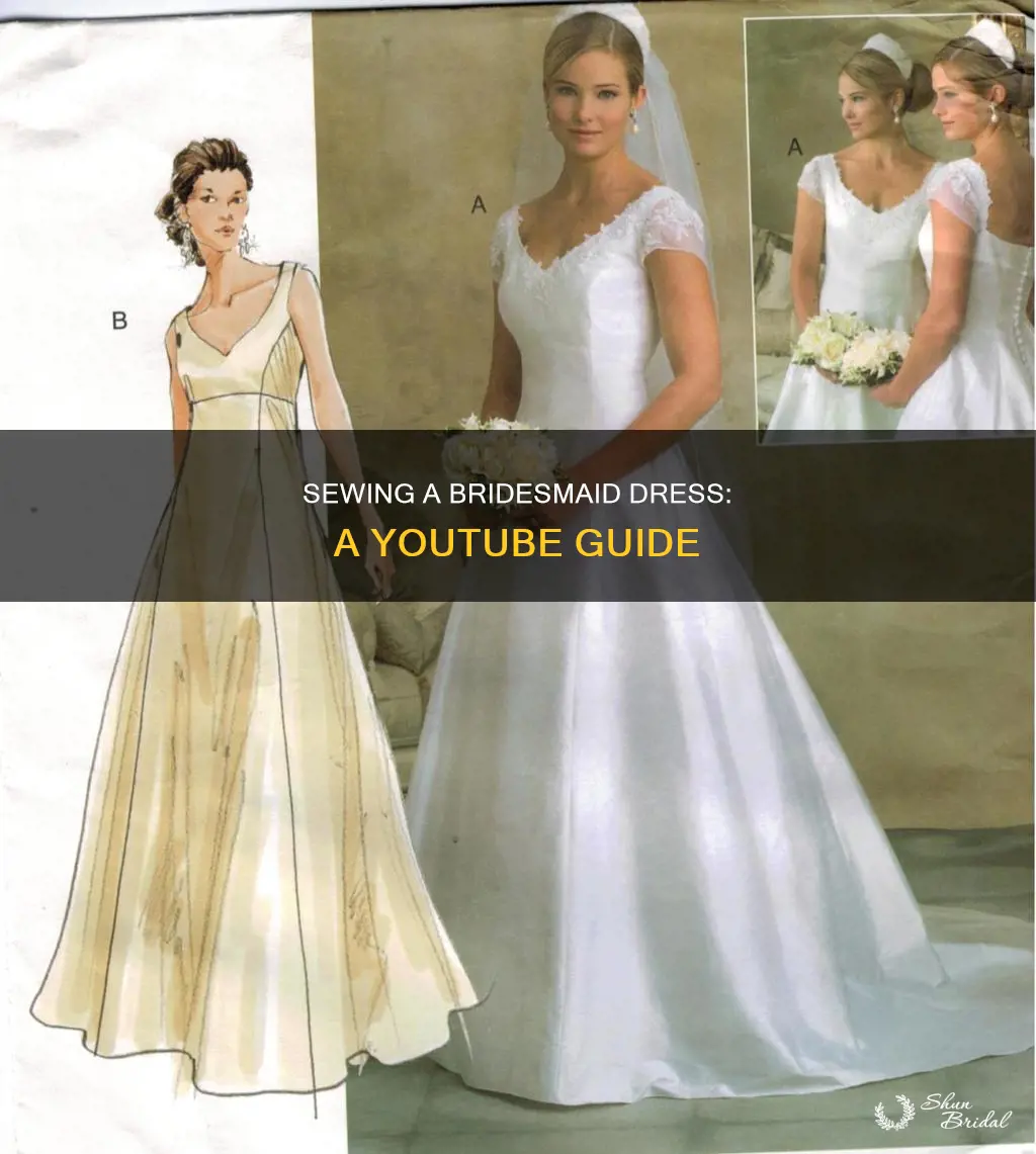 how to sew a bridesmaids dress yotube