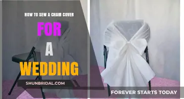 Elegant DIY Wedding Chair Covers: Sewing Guide for Perfect Decor