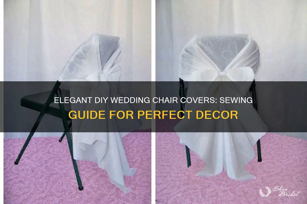 how to sew a chair cover for a wedding