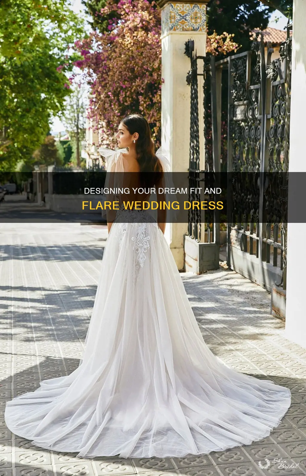 how to sew a fit and flare wedding dress