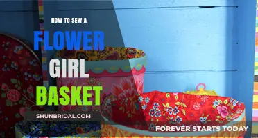 Crafting a Charming Flower Girl Basket: A Step-by-Step Sewing Guide
