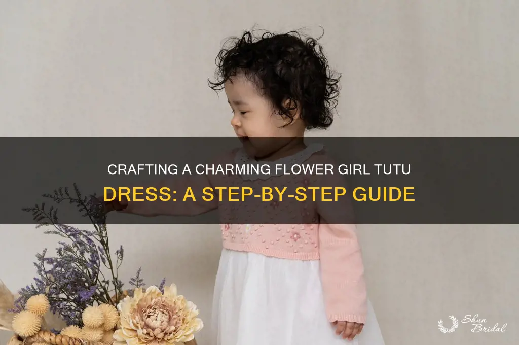 how to sew a flower girl tutu dress