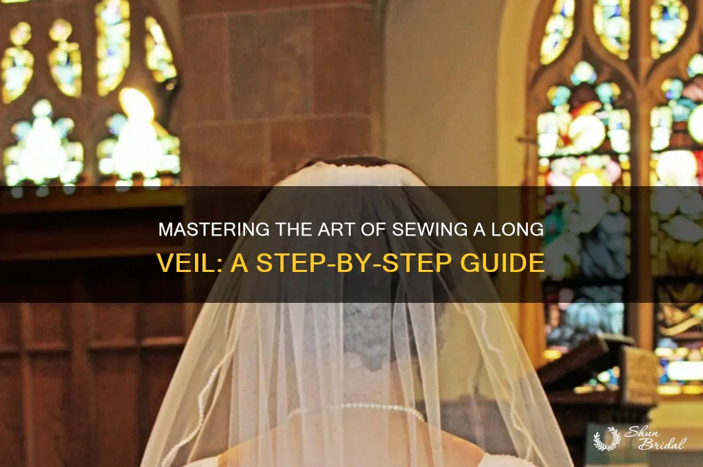 how to sew a long veil