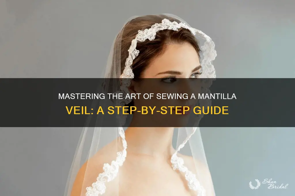 how to sew a mantilla veil