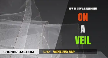 Mastering the Rolled Hem: A Step-by-Step Guide to Sewing a Veil