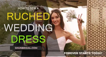 Creating a Ruched Wedding Dress: Sewing Guide