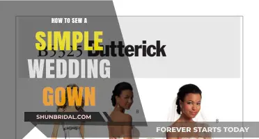 Crafting Your Dream: A Beginner's Guide to Sewing a Simple Wedding Gown