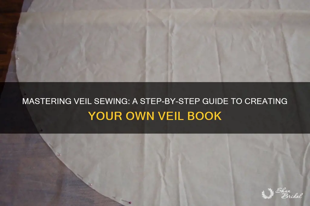 how to sew a veil book