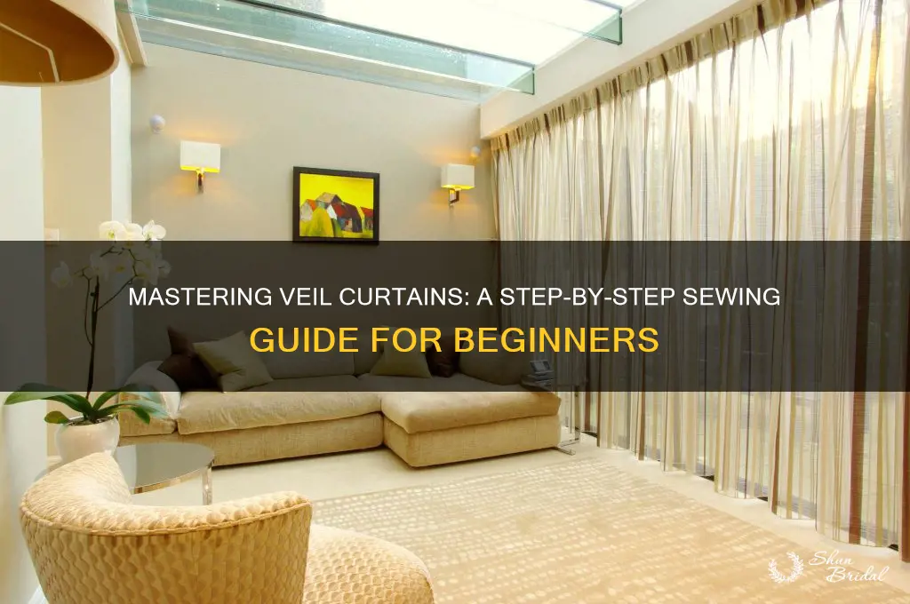 how to sew a veil curtain