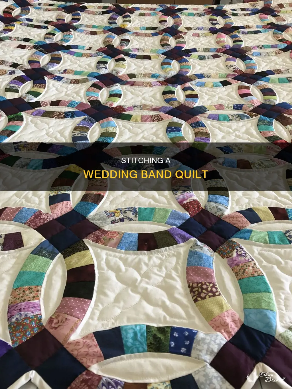 how to sew a wedding band quilt