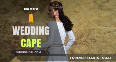 Elegant DIY Wedding Cape: Step-by-Step Sewing Guide for Brides