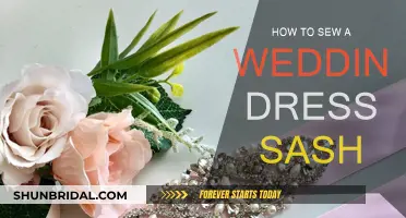 The Perfect Wedding Dress Sash: Sewing Guide