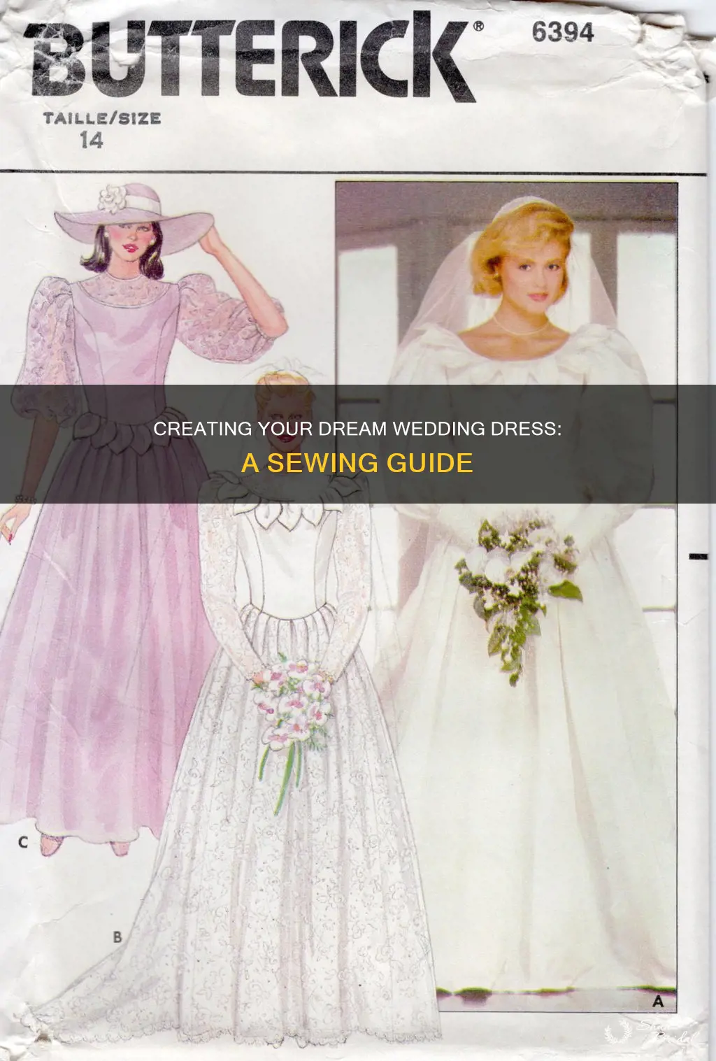 how to sew a wedding dress