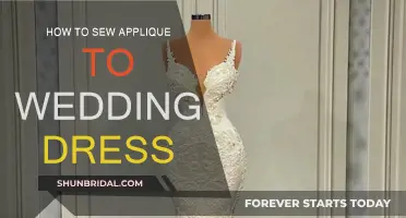 Appliqué Adornment: Embellishing Wedding Gowns with Sewing Artistry