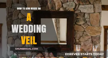 Elegant Embellishments: Sewing Beads onto Your Wedding Veil Step-by-Step