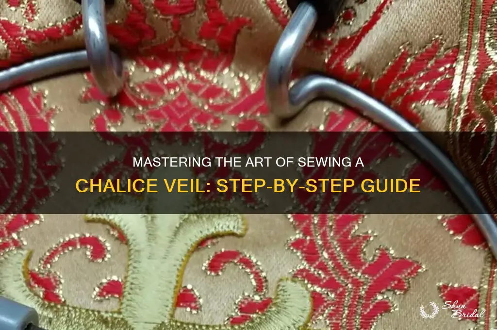 how to sew chalice veil