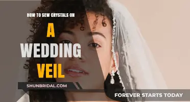 Elegant DIY: Sewing Crystals onto Your Wedding Veil Step-by-Step