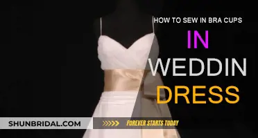 Securing Bra Cups in Your Wedding Dress: A Seamstress Guide