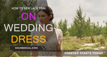 Attaching Lace Trim to Your Wedding Dress: A Step-by-Step Guide