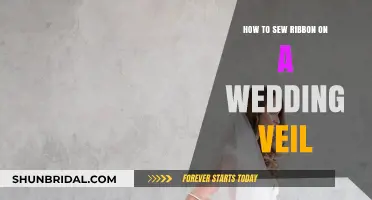 Elegant DIY Veil: Sewing Ribbon onto Your Wedding Veil Step-by-Step