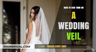 Elegant Veil Embellishment: Sewing Trim for Your Wedding Veil