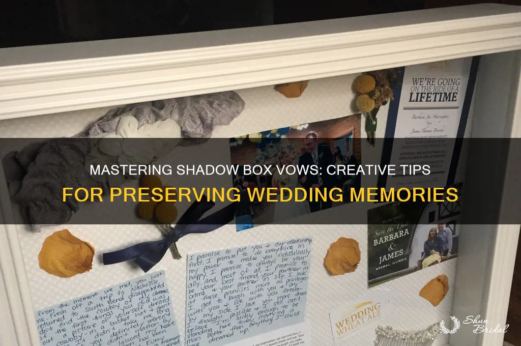how to shadow box vows