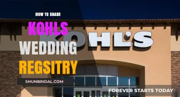 How to Share Your Kohl's Wedding Registry: A Step-by-Step Guide