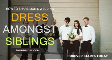 Sharing Mom's Wedding Dress: Sibling Style