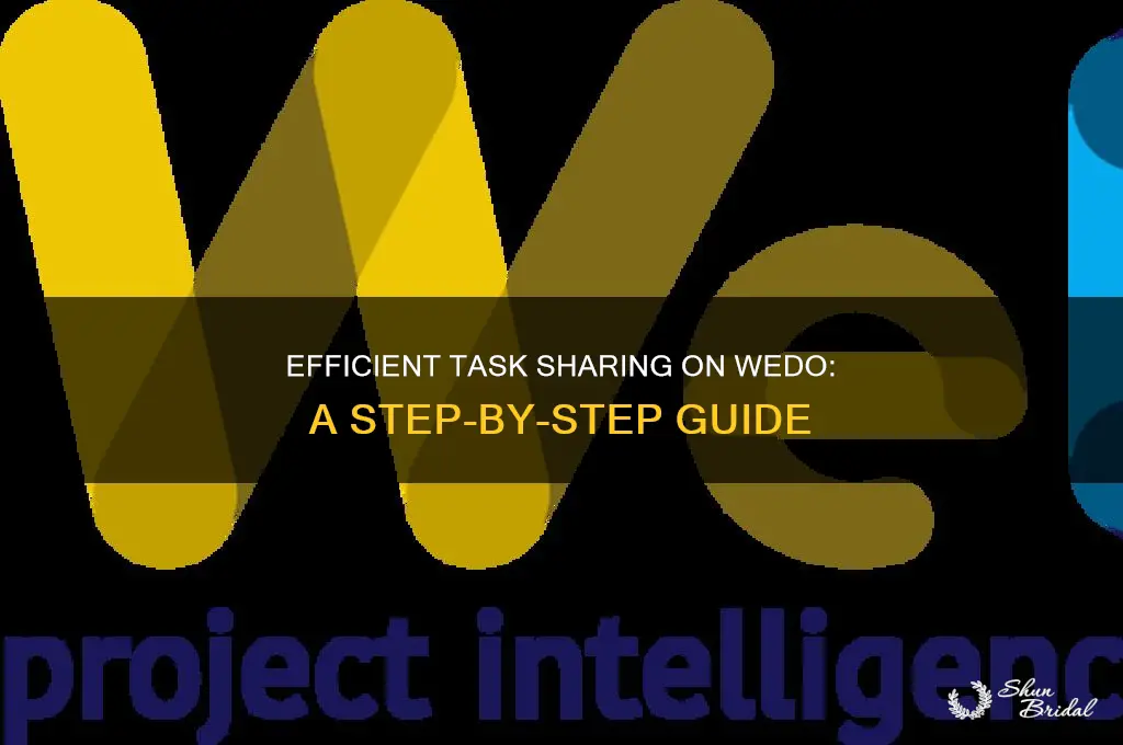 how to share tasks on wedo