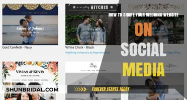 Sharing Your Wedding Website: Creative Social Media Strategies for Couples