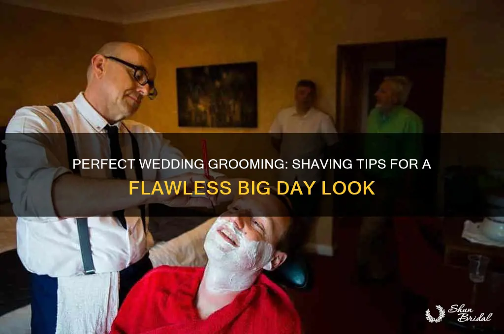 how to shave before your wedding