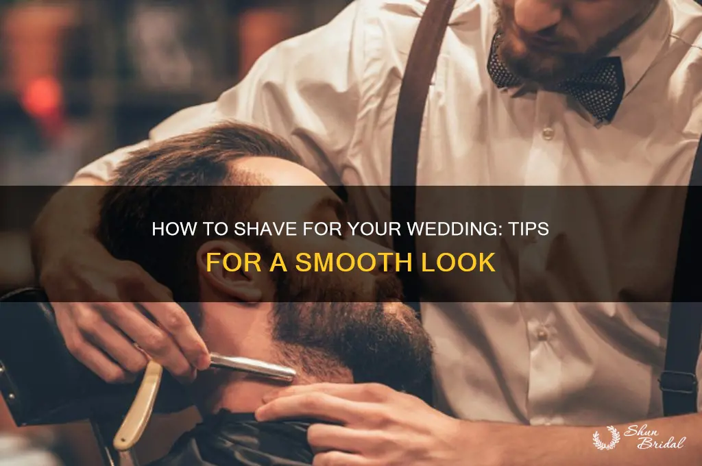 how to shave wedding