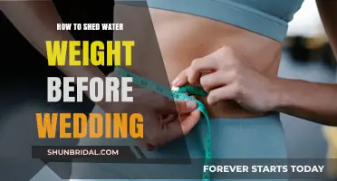 Quick Tips to Lose Water Weight Before Your Wedding Day
