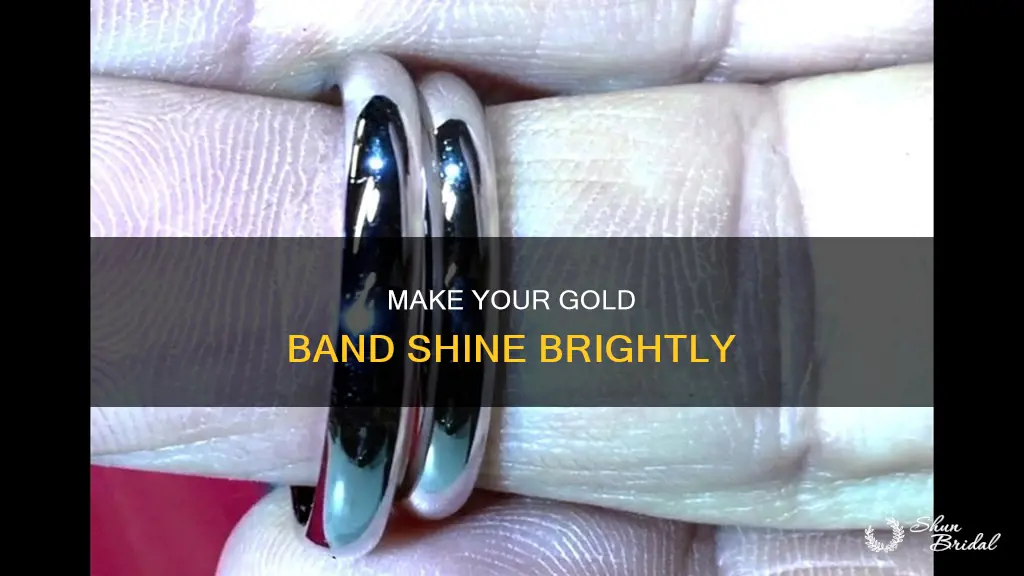 how to shine gold wedding band