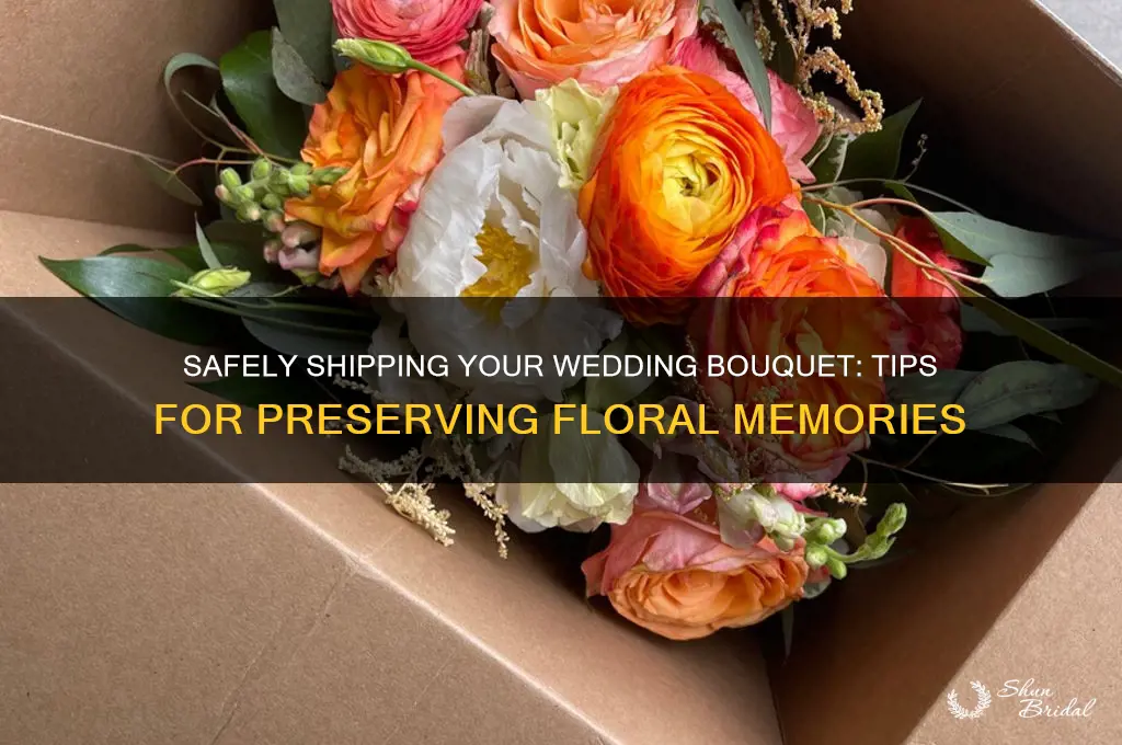 how to ship a wedding bouquet