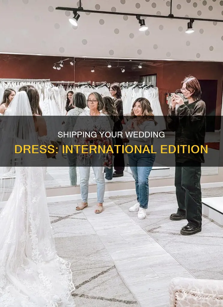 how to ship a wedding dress internationally