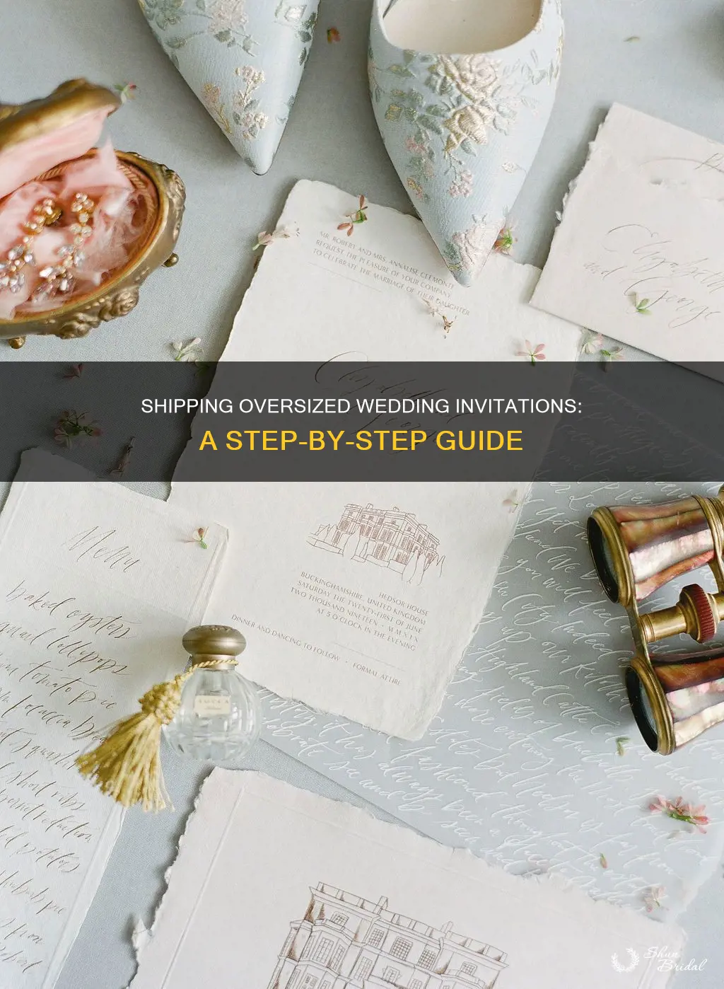 how to ship oversized wedding invitations