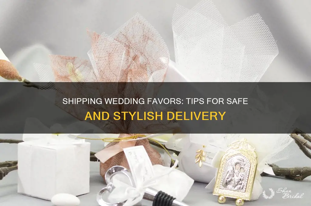 how to ship wedding favors