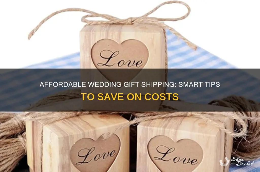 how to ship wedding presents cheap