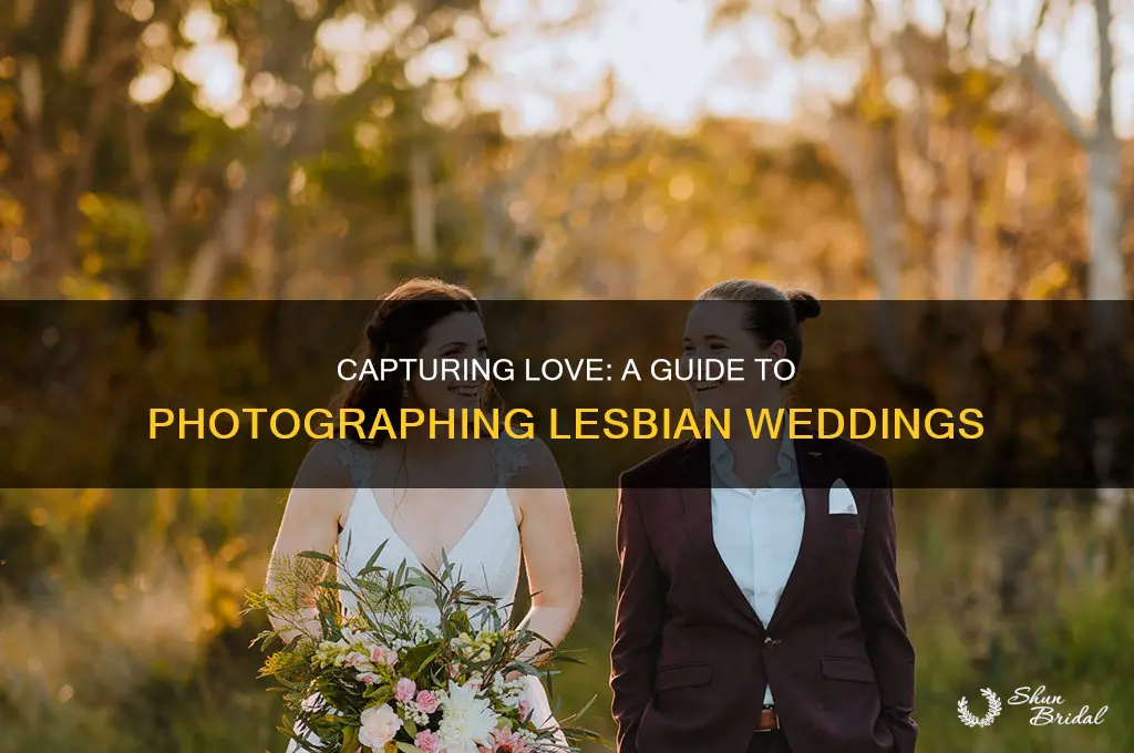 how to shoot a lesbian wedding
