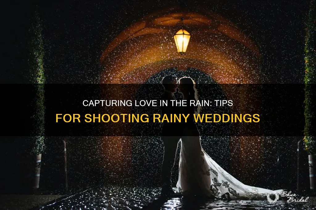 how to shoot a rainy wedding