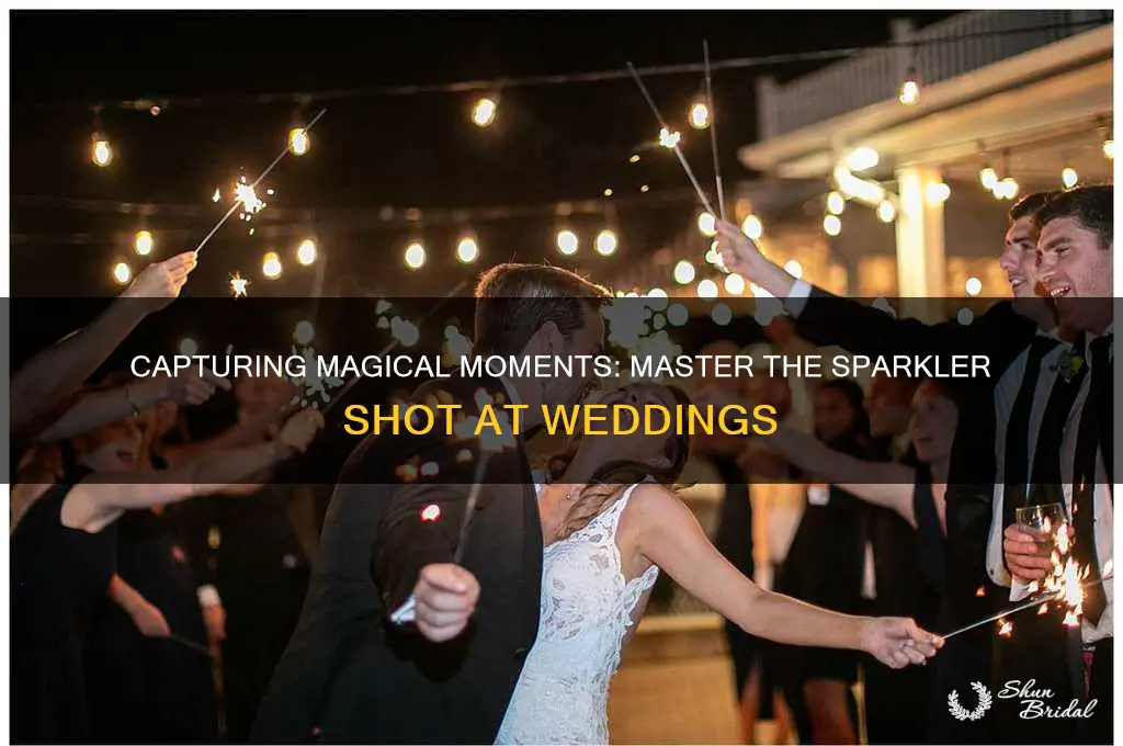 how to shoot a sparkler shot at a wedding