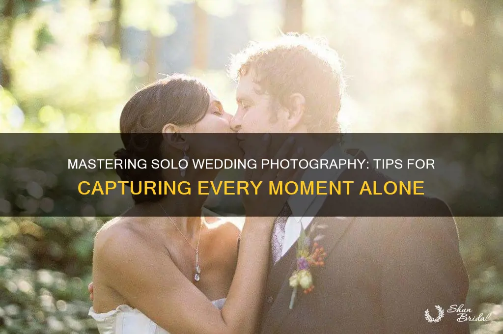 how to shoot a wedding alone