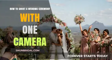 Mastering Wedding Photography: One Camera Tips for Capturing Ceremonies