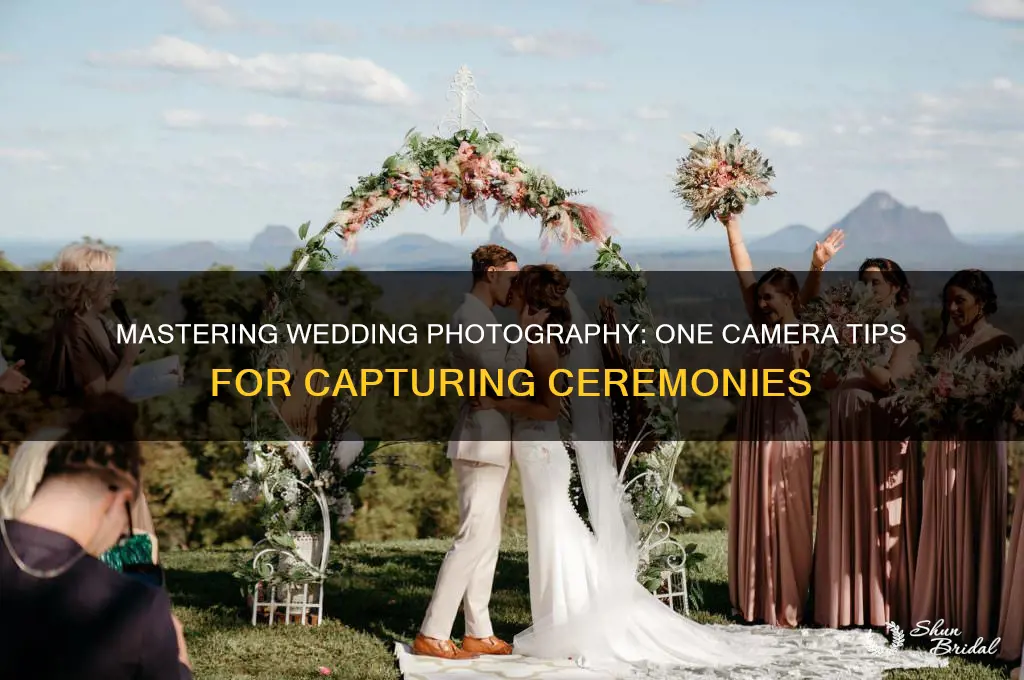 how to shoot a wedding ceremony with one camera