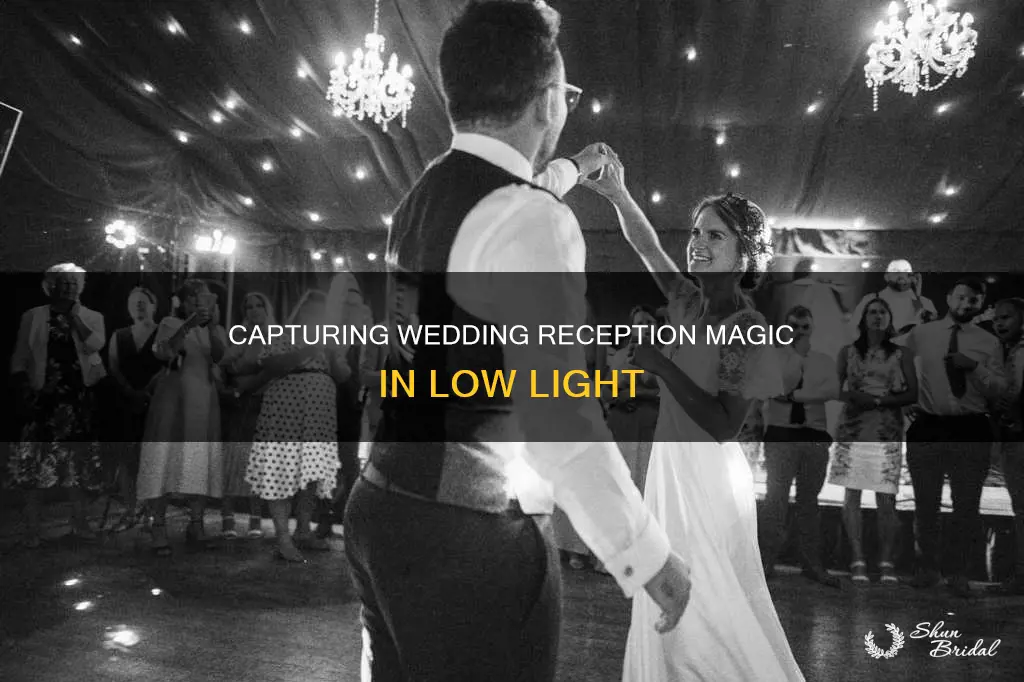 how to shoot a wedding reception in low light