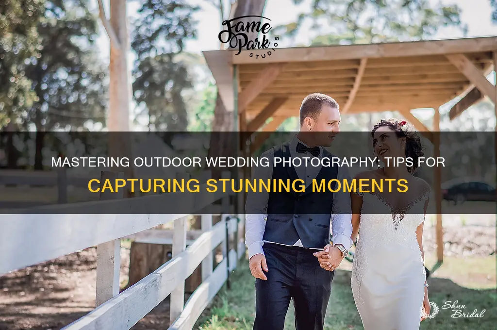 how to shoot an ourdoor wedding