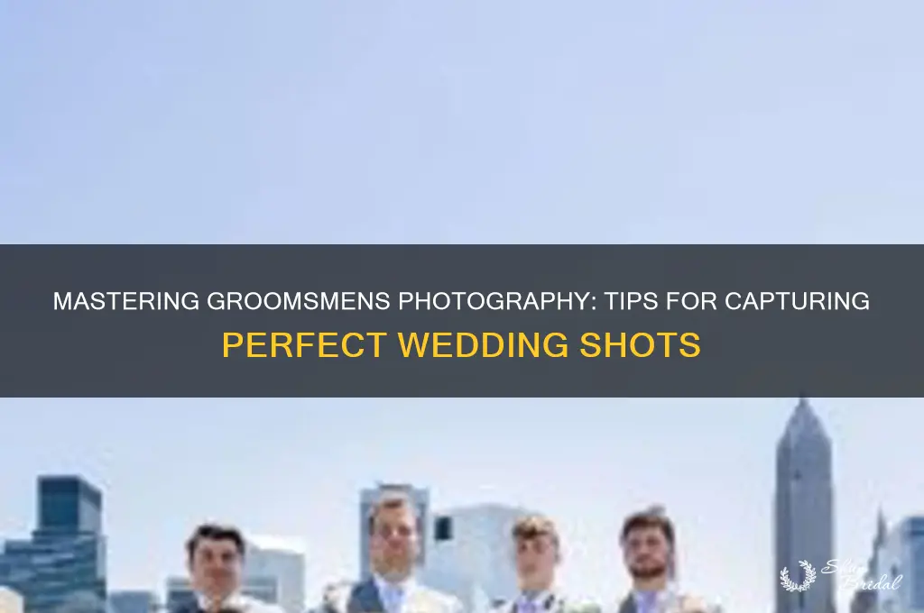 how to shoot groomsmens at a wedding