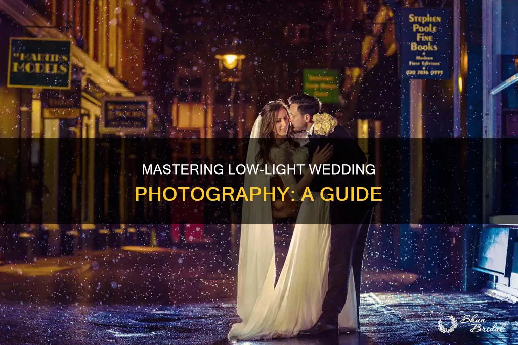 how to shoot low light wedding photography