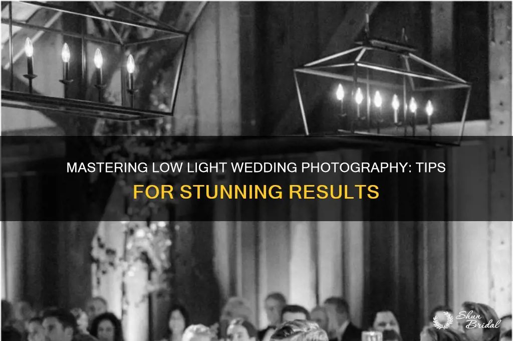 how to shoot low light weddings